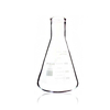 ULAB Scientific Narrow-Mouth Glass Erlenmeyer Flask Set, 17oz 500ml, 3.3 Borosilicate with Printed Graduation, Pack of 4, UEF1026