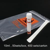 FDA Registered Virus Collection and Transport Kits, 50sets/box, 400 sets/carton, Optional Size 5ml 10ml
