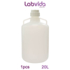 5 Gal Round Carboys with Handles, Molded Graduations interval at 1 Gal, PP Cap with TPE Gasket,LVAA002