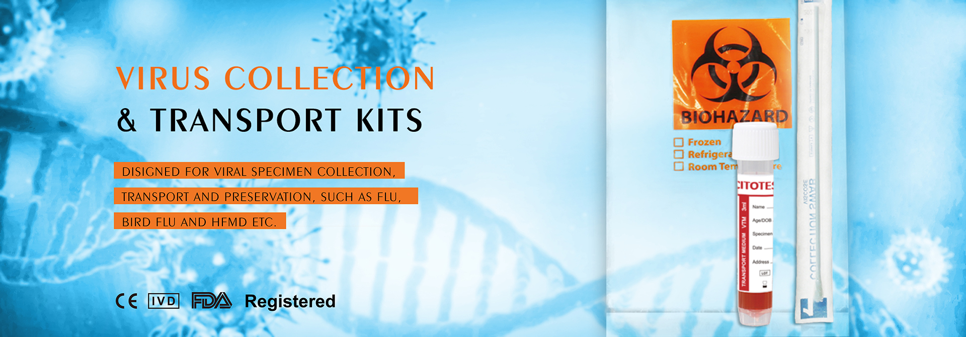 FDA registered VTM UTM kit