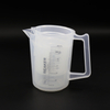 ULAB Scientific Stackable Graduated Plastic Beaker Set, 6 Sizes 50ml 100ml 250ml 400ml 500ml 1000ml with Easy-to-Read Printings in Black, 1000ml Beaker with Handle and spout, UBP1003