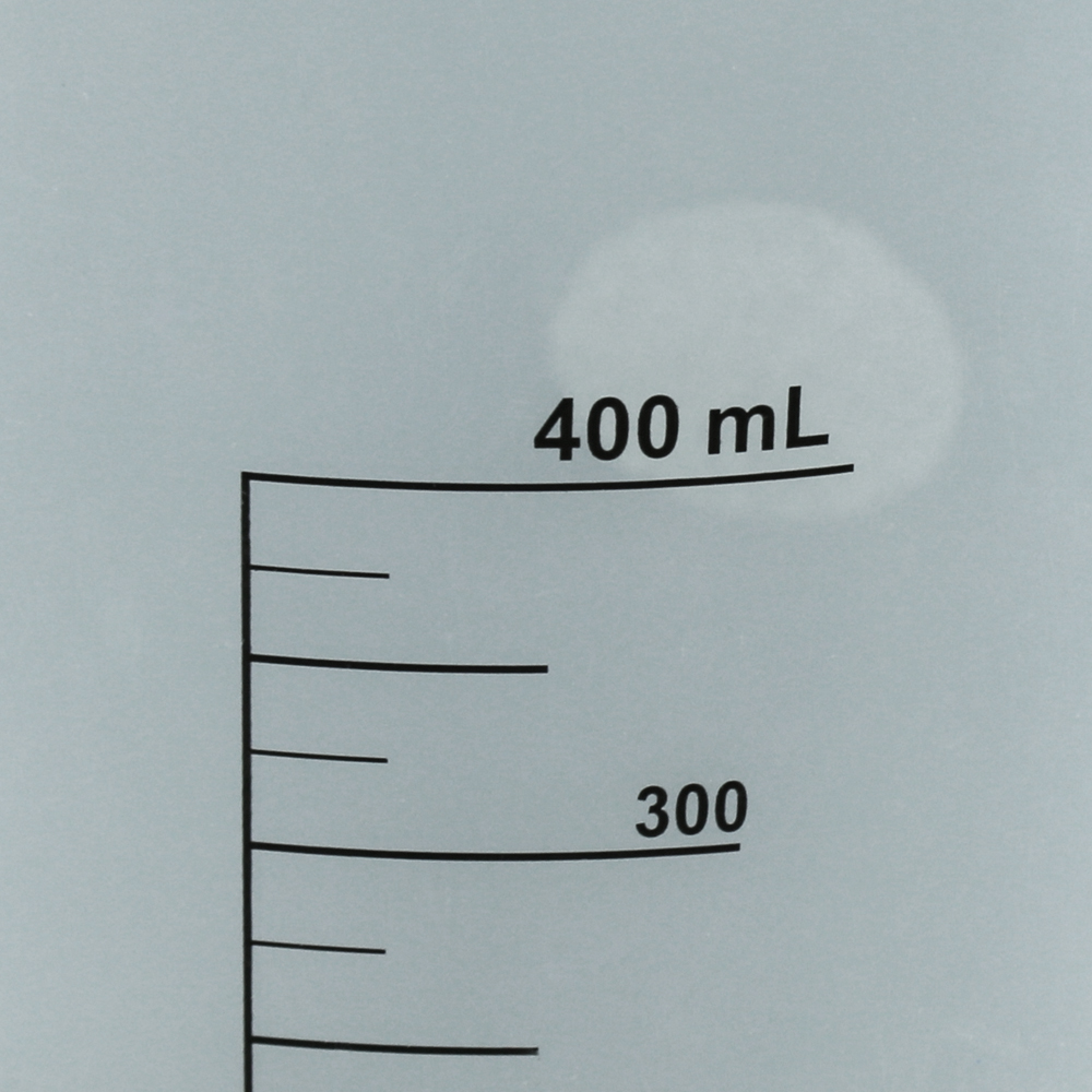 ULAB Scientific Stackable Graduated Plastic Beaker Set, 6 Sizes 50ml 100ml 250ml 400ml 500ml 1000ml with Easy-to-Read Printings in Black, 1000ml Beaker with Handle and spout, UBP1003