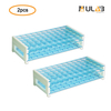 ULAB Scientific Detachable Test Tube Rack for Tubes of Dia.≤17mm, 50 Holes, PS Material, Pack of 2, UTR1006