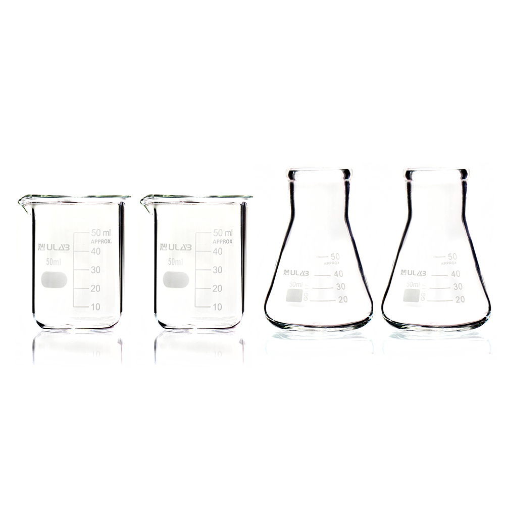 Pyrex™ Borosilicate Glass Erlenmeyer Flask with Quickfit Ground