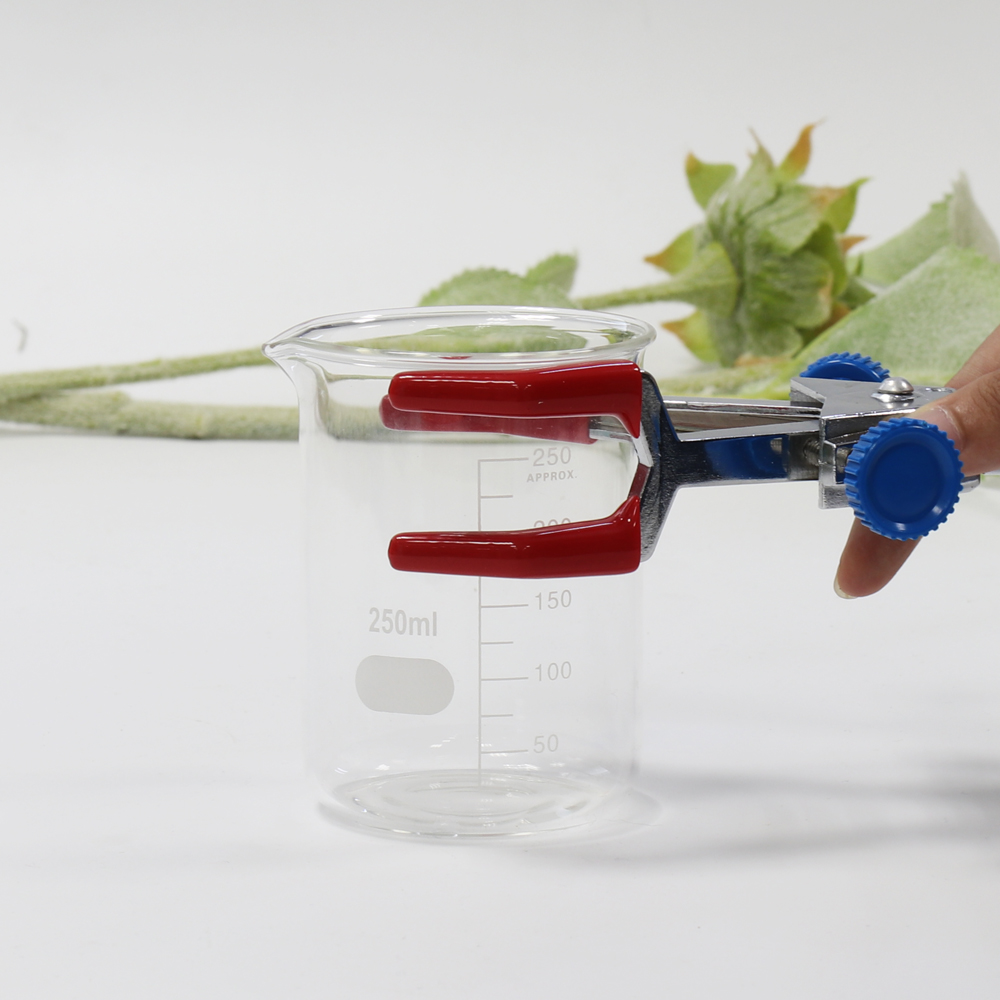 ULAB 3 Prong Lab Clamp, Electric Steel Material, Max Jaw Size 60mm, Dual Adjust, USC1001