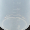 ULAB Scientific Stackable Graduated Plastic Beaker and Measuring Cylinder Set, Including 3pcs of 500ml beakers, 3pcs of Graduated Plastic cylinders 10ml 50ml 100ml, Molded Graduation, UBP1005