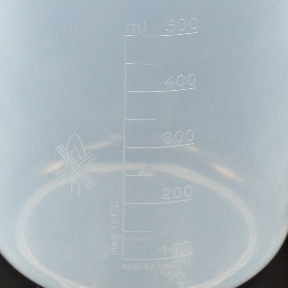 ULAB Scientific Stackable Graduated Plastic Beaker and Measuring Cylinder Set, Including 3pcs of 500ml beakers, 3pcs of Graduated Plastic cylinders 10ml 50ml 100ml, Molded Graduation, UBP1005