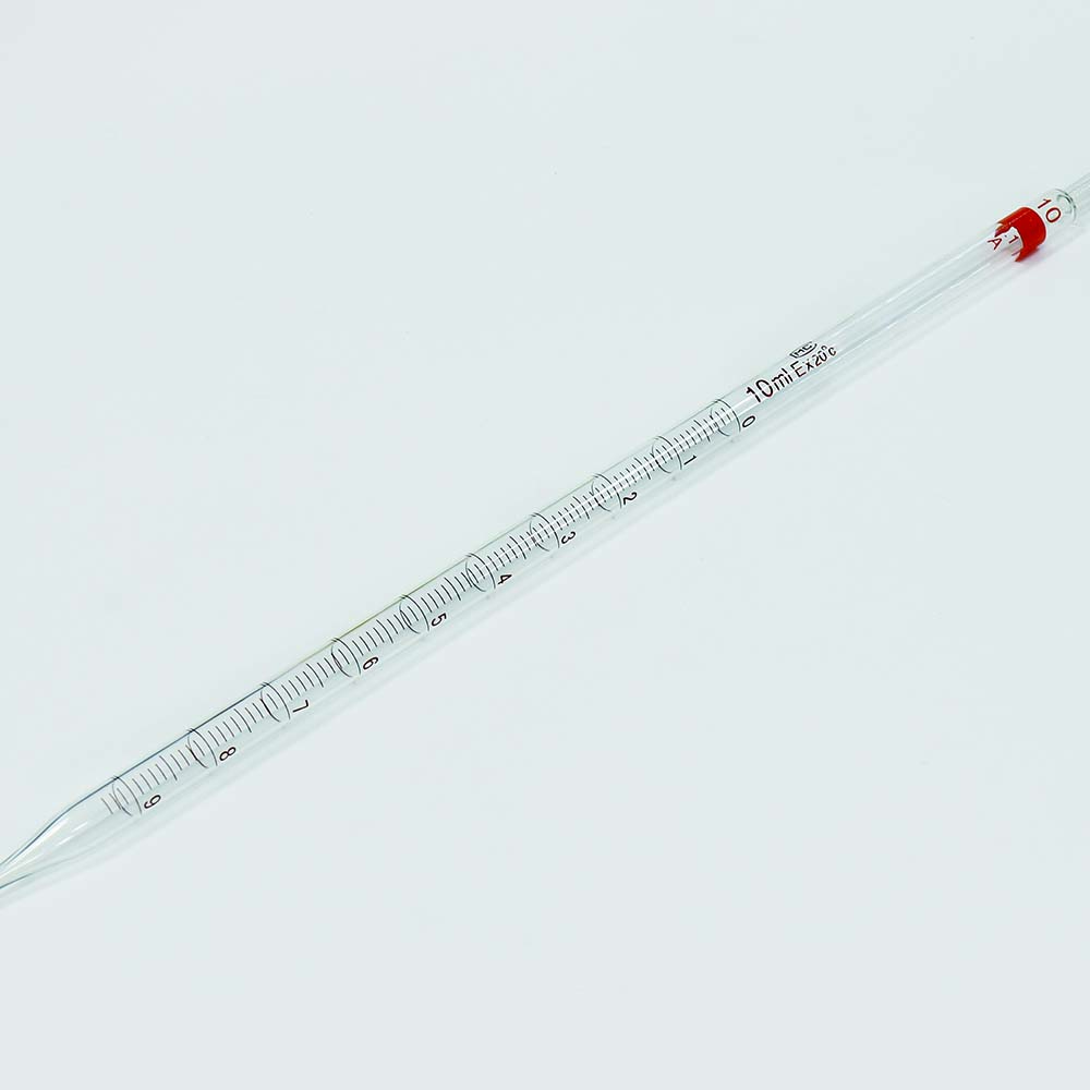 ULAB Scientific Glass Measuring Pipette Set, 2 Sizes 5ml 10ml with Graduation, 2pcs for Each Size, ULH1002