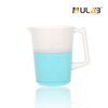 ULAB Handled Plastic Beaker, Vol. 2000ml, PP Material, with Spout and Molded Graduation, UBP1012